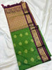Minimal border semi soft silk