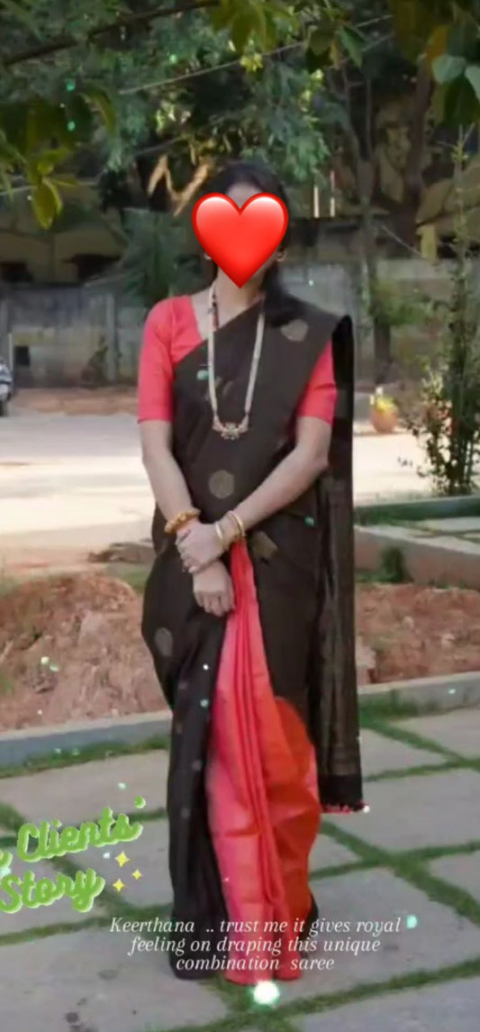 Partly Pallu Soft silk