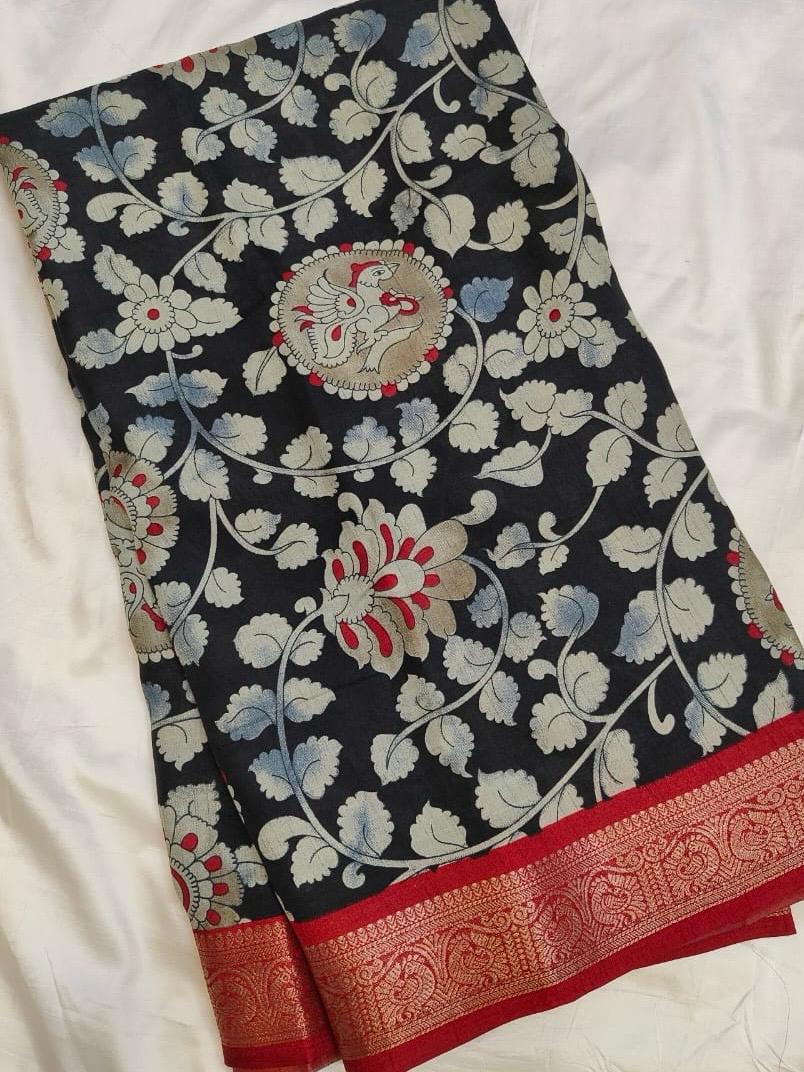 Kalamkari Dola Silk