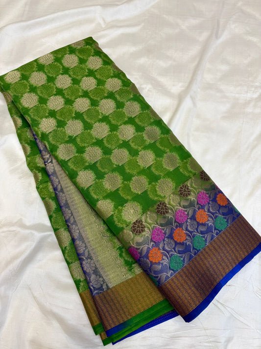 Semi Raw Silk Sarees