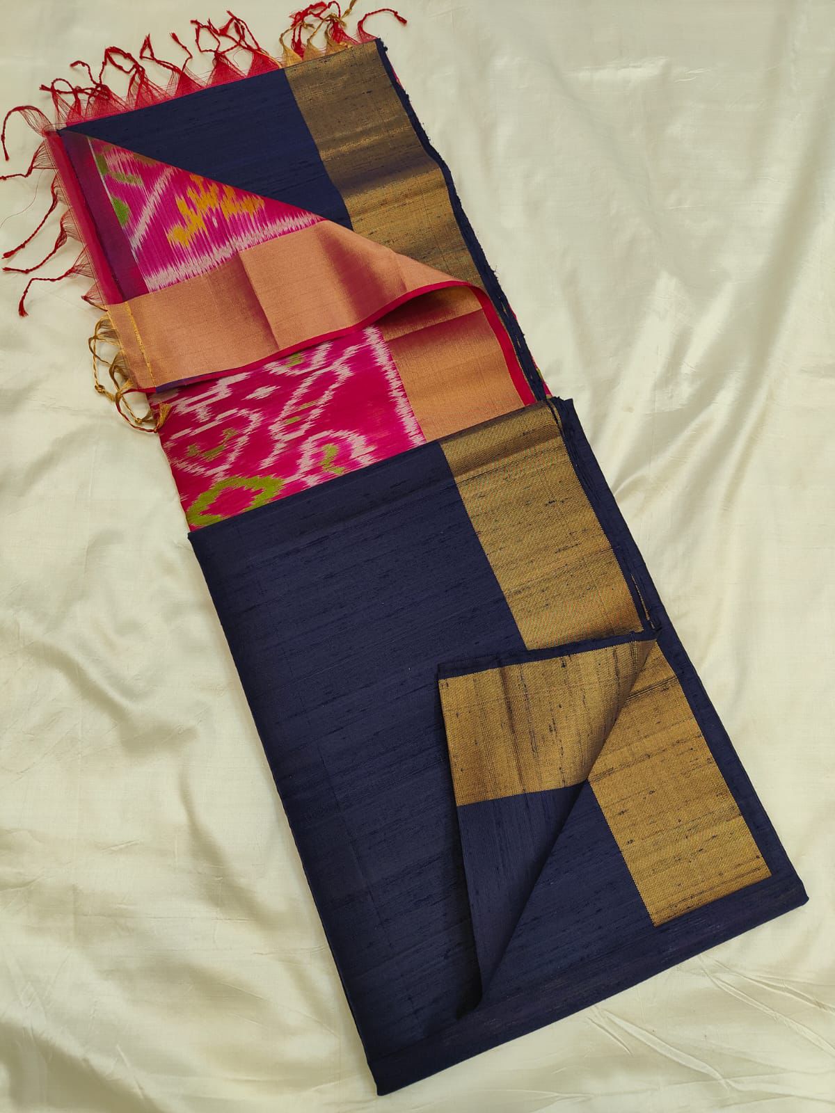 Shristi Ikkat Raw Silk