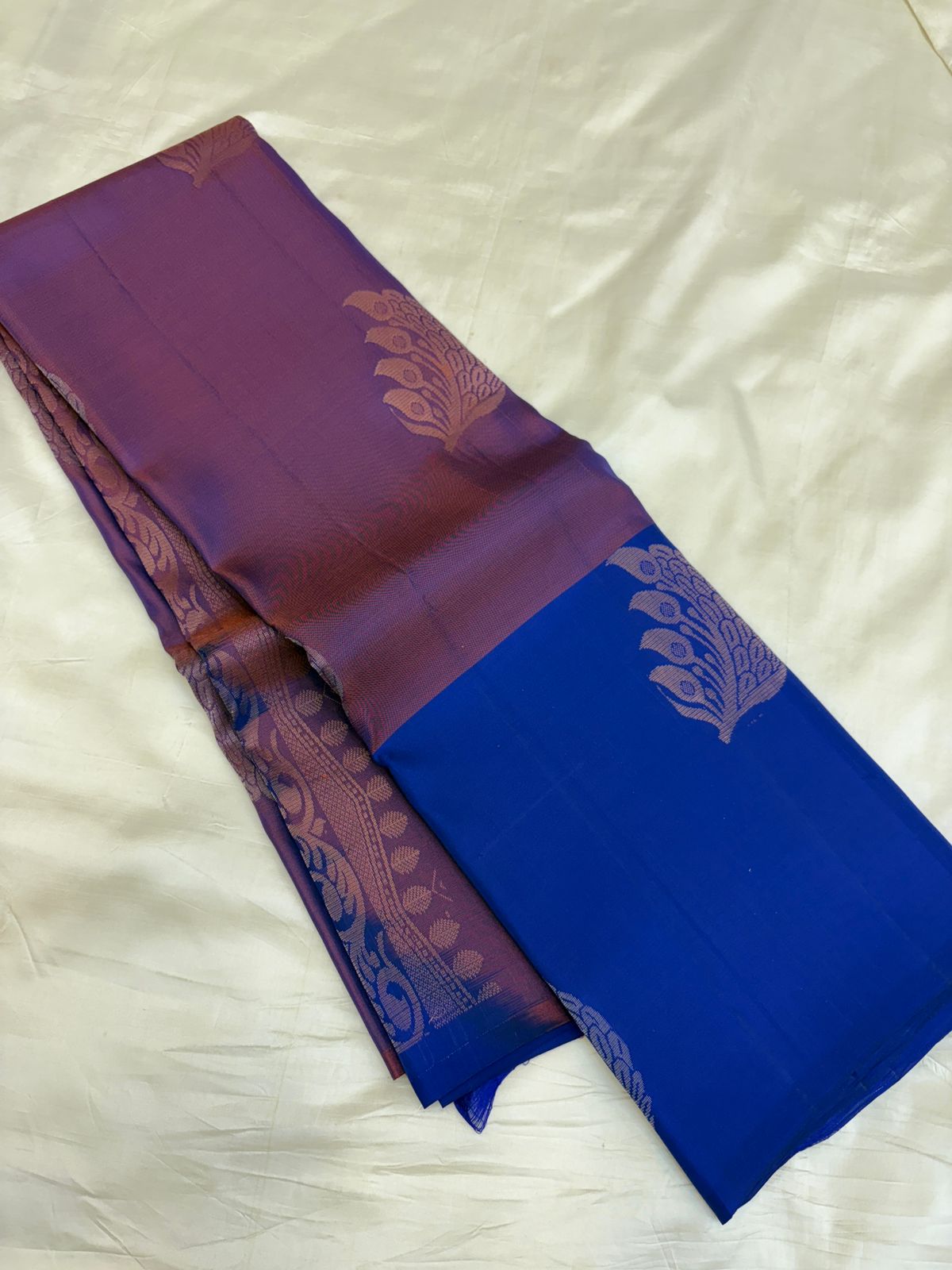 Uppada Soft silk - Contrast