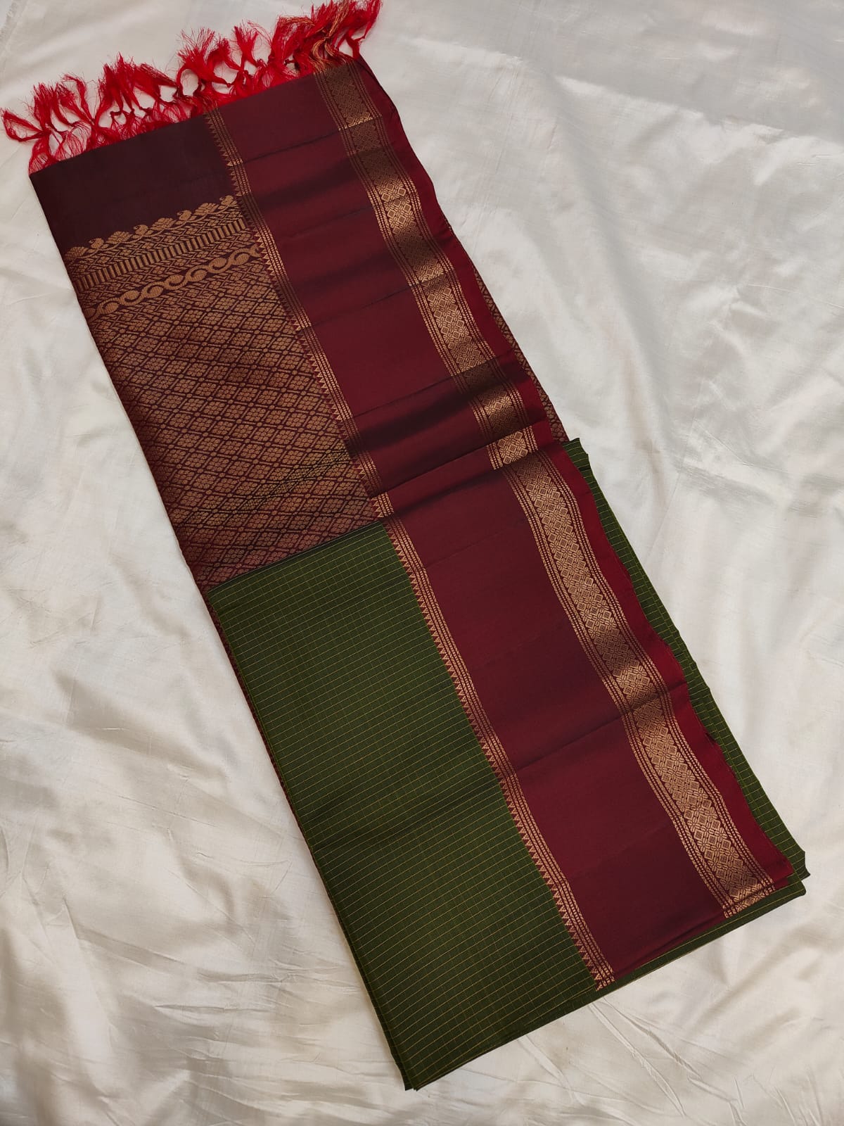 Rettapet Borders - Uppada silk