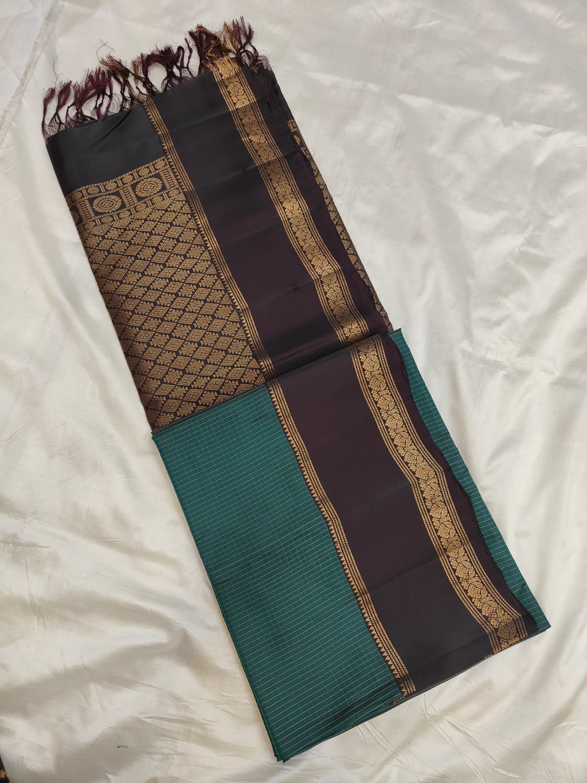 Rettapet Borders - Uppada silk